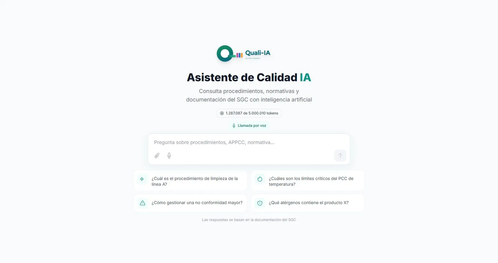 Asistente de IA en Quali-IA